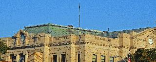 Courthouse roof